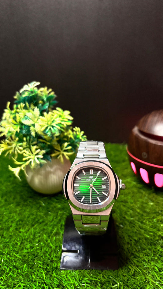 BestWin Green Dial Chain Watch