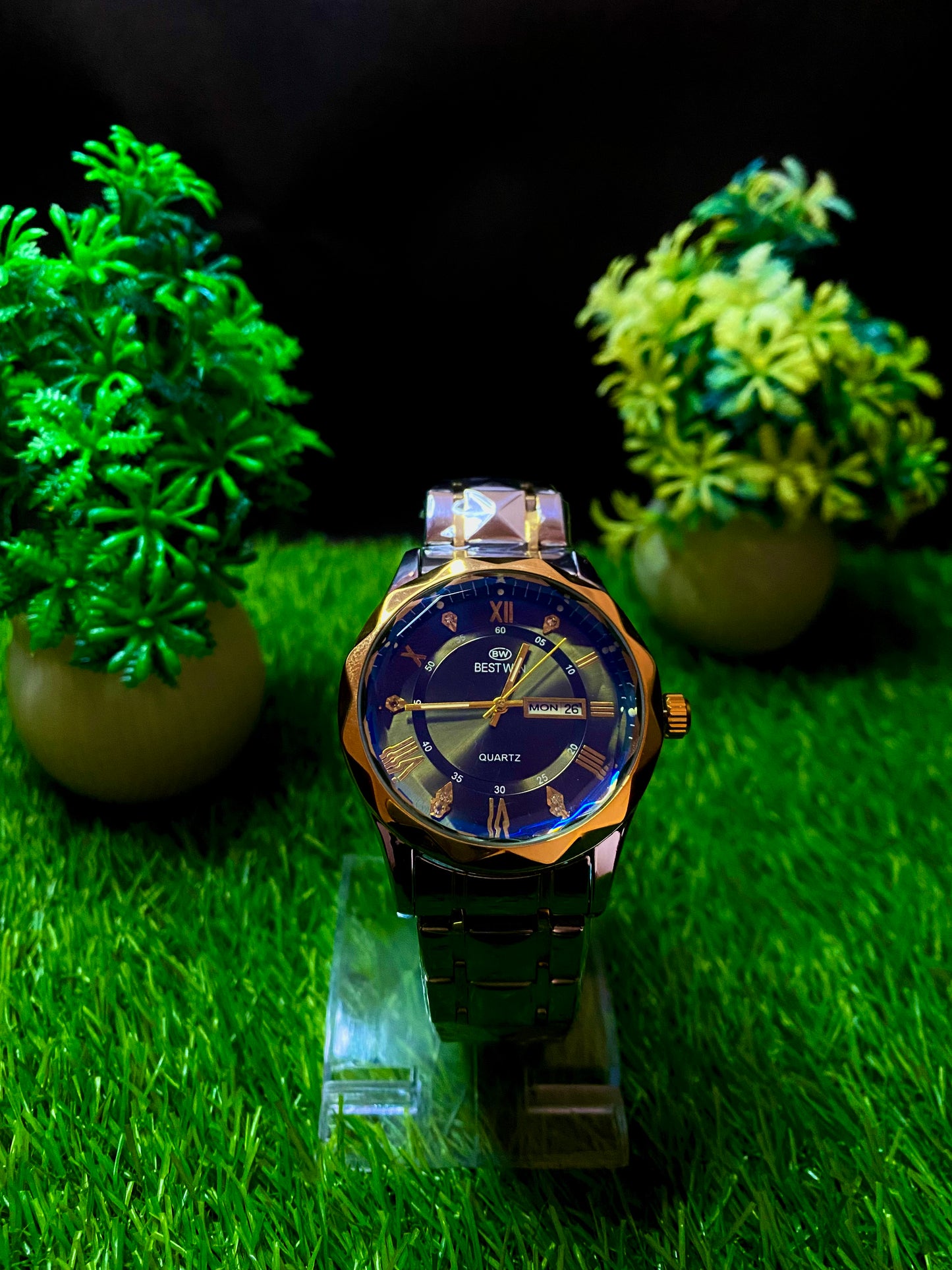 BestWin Royal Blue Chain Watch