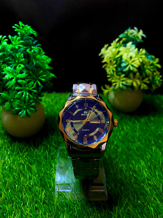 BestWin Royal Blue Chain Watch