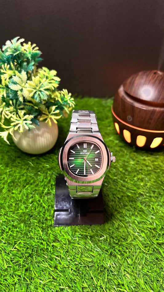 BestWin Green Dial Chain Watch